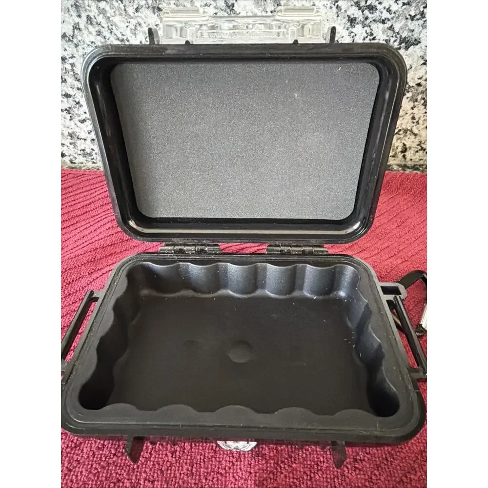 Pelican 1020 Watertight Hard Micro Case with Rubber Liner - Black USA Made